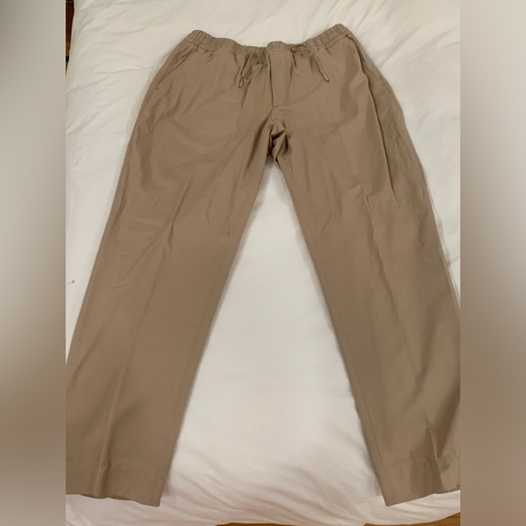 Sandro drawstring khaki slacks, Euro size 44 - Picture 1 of 7